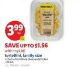 Lidl Tortellini family size offer