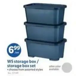 Lidl W5 storage box/ storage box set offer