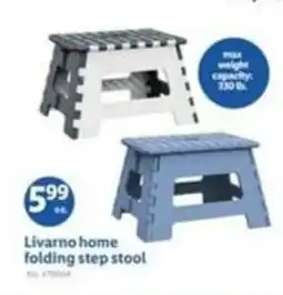Lidl Livarno home folding step stool offer