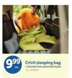 Lidl Crivit sleeping bag offer