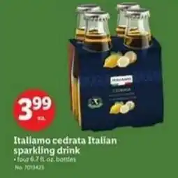 Lidl Italiamo cedrata Italian sparkling drink offer