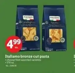 Lidl Italiamo bronze cut pasta offer