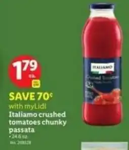 Lidl Italiamo crushed tomatoes chunky pasta offer
