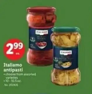Lidl Italiamo antipasti offer