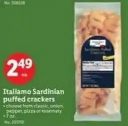 Lidl Italiamo Sardinian puffed crackers offer