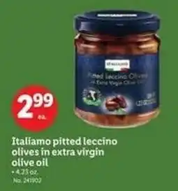 Lidl Italiamo pitted leccino olives in extra virgin olive oil offer
