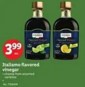 Lidl Italiamo flavored vinegar offer