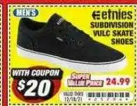 Big 5 Etnies Subdivision Vulc Skate Shoes offer