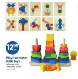 Lidl Playtive motor skills toys offer