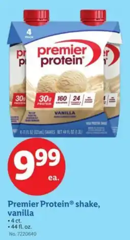 Lidl Premier Protein shake vanilla offer