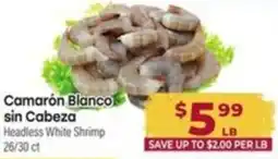 Los Altos Ranch Market Camarón Blanco sin Cabeza offer