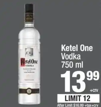 Super King Markets Ketel One Vodka offer