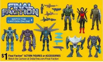 Dollar Tree Final Faction Action Figures Or Accessories offer