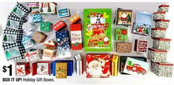 Dollar Tree Holiday Gift Boxes offer
