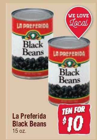 Jewel-Osco La Preferida Black Beans offer