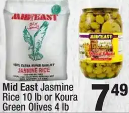 Super King Markets Mid East Jasmine Rice or Koura Green Olives offer