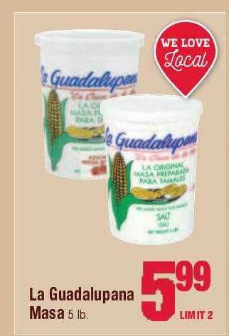 Jewel-Osco La Guadalupana Masa offer