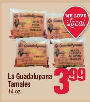 Jewel-Osco La Guadalupana Tamales offer