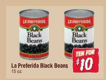 Jewel-Osco La Preferida Black Beans offer