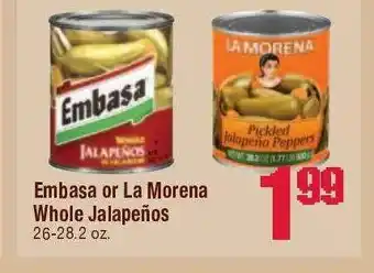 Jewel-Osco Embasa Or La Morena Whole Jalapeños offer