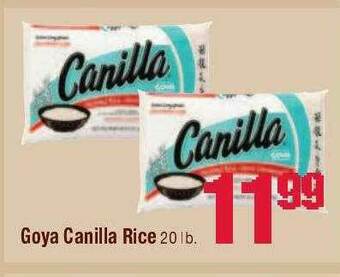 Jewel-Osco Goya Canilla Rice offer
