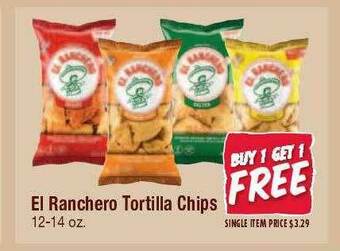 Jewel-Osco El Ranchero Tortilla Chips offer
