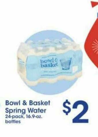 Price Rite Bowl & Basket Spring Water offer