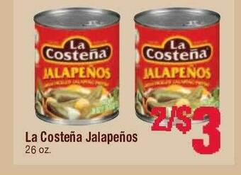 Jewel-Osco La Costeña Jalapeños offer