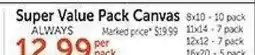 Hobby Lobby Super Value Canvas offer