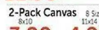 Hobby Lobby 2-Pack Canvas offer