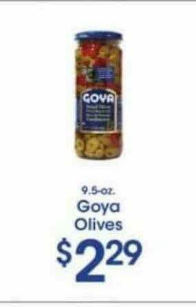 Price Rite Goya Olives offer