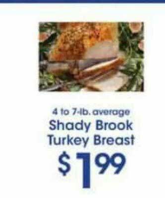 Price Rite Shady Brook Turkey Breast offer