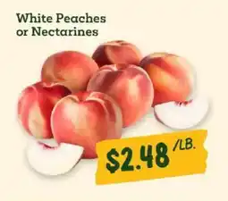 Sprouts Farmers Market White Peaches or Nectarines offer
