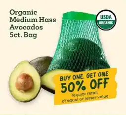 Sprouts Farmers Market Organic Medium Hass Avocados offer
