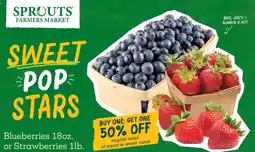 Sprouts Farmers Market Blueberries or Strawberries offer