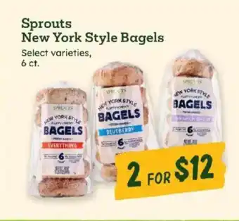 Sprouts Farmers Market Sprouts New York Style Bagels offer