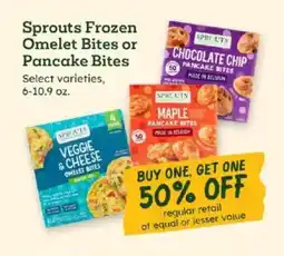 Sprouts Farmers Market Sprouts Frozen Omelet Bites or Pancake Bites offer