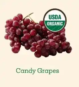 Sprouts Farmers Market Candy Grapes offer