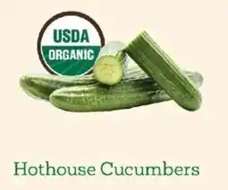 Sprouts Farmers Market Hothouse Cucumbers offer