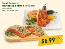 Sprouts Farmers Market Fresh Atlantic Marinated Salmon Portions offer