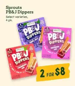 Sprouts Farmers Market Sprouts PB&J Dippers offer