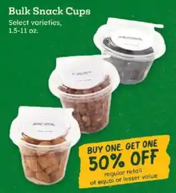 Sprouts Farmers Market Bulk Snack Cups offer