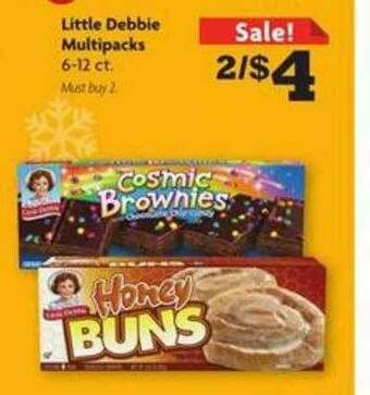 Family Dollar Little Debbie Multipacks offer