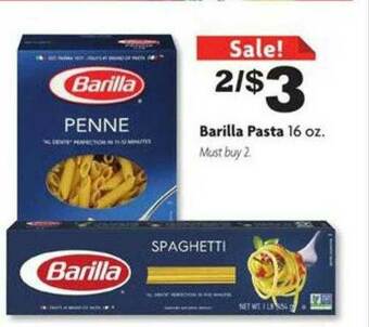 Family Dollar Barilla Pasta offer