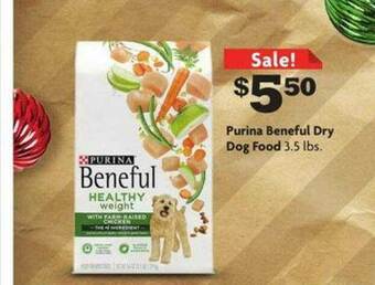 Family Dollar Purina Beneful Dry Dog Food offer