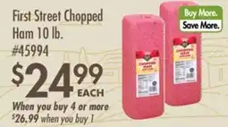 Smart & Final First Street Chopped Ham offer