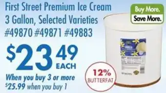 Smart & Final First Street Premium Ice Cream offer