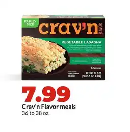 Hy-Vee Crav'n Flavor meals offer
