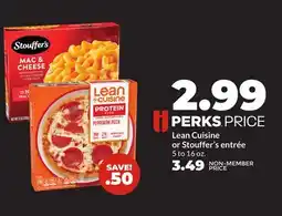 Hy-Vee Lean Cuisine or Stouffer's entrée offer