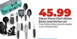 Hy-Vee Gibson Home Chef's Better Basics total kitchen set offer